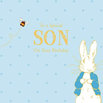 Peter Rabbit Special Son Birthday Card