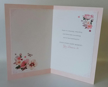 Retirement Royal Horticultural Society Floral Congratulation Card