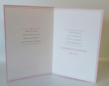 A Toast Mum & Dad Wedding Anniversary Traditional New Congratulations  Card