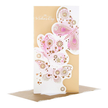 Hallmark Traditional Diamante Open Mother's Day Card 'With Love'New Medium