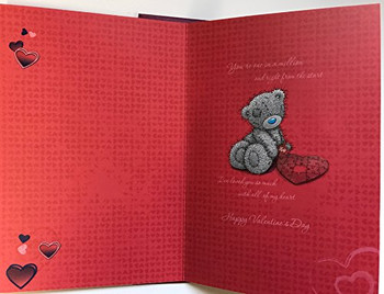 Me to You Tatty Teddy Bear Valentines Day Card One I Love