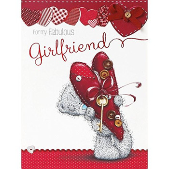 Me to You For My Fabulous Girlfriend Valentines Day Card Tatty Teddy Bear