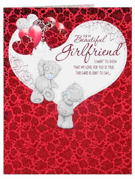 Beautiful Girlfriend Me To You Bear Pop Up Valentine's Day Card Large