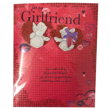 Girlfriend Luxury Handmade Puzzle Heart Me To You Valentines Day New Card Large
