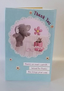 Thank You Elliot & Buttons Flower Nice Verse New Luxury Card