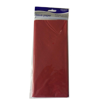 Acid Free Red Tissue Paper 10 Sheets