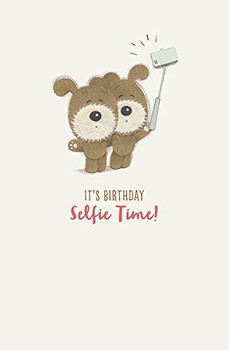 Lots of Woof Selfie Time Smiles Today! Birthday New Greeting Card