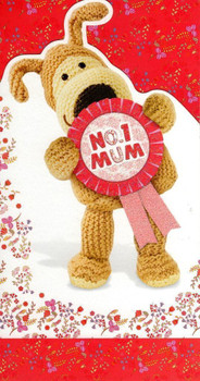 Boofle No. 1 Mum Die-cut, Glitter Mother's Day Greeting Card Boofle No. 1 Mum Die-cut, Glitter Mother's Day Greeting Card