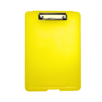 A4 Yellow Clipboard Box File - Storage Filing Case A4 Yellow Clipboard Box File - Storage Filing Case