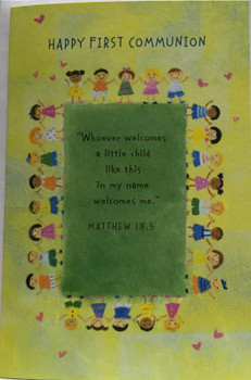 Happy First Communion, Communion Greeting card