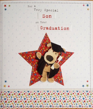 Boofle Special Son Graduation Greeting Card