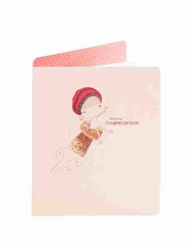 Congratulations Woo Hoo! Champagne Cork Sweet Matilda Well Done Card