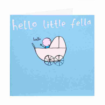 Little Fella Baby Boy Card