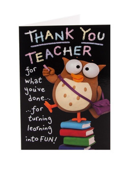 Thank You Teacher Greeting Card