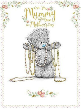 Me to You Tatty Teddy Mother's Day Card For you Mummy with Love (Large Card)