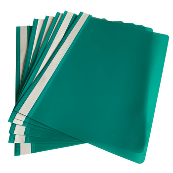 Pack of 12 Green A4 Project Folders by Janrax