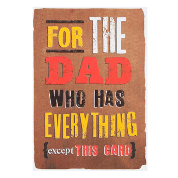 Hallmark Dad Father's Day Card 'You Have Everything' Small