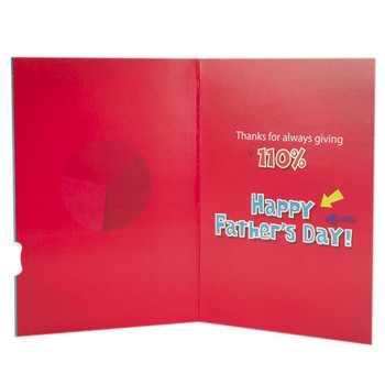 Hallmark Medium Father's Day Dad Humour Interactive Pie Chart Card