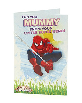 Spiderman Mummy From Your Little Super Hero Birthday Card