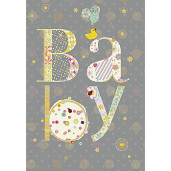 Welcome New Baby Birth Boy Or Girl Multi Colour Greeting Card