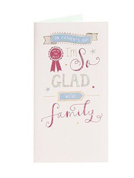 Glad We're Family Fathers Day Card