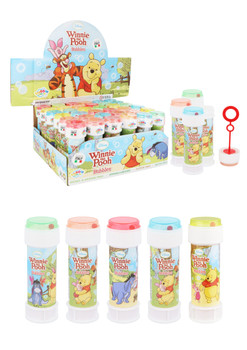 Box of 36 Assorted Winnie the Pooh Bubble Tubs 60ml Box of 36 Assorted Winnie the Pooh Bubble Tubs 60ml