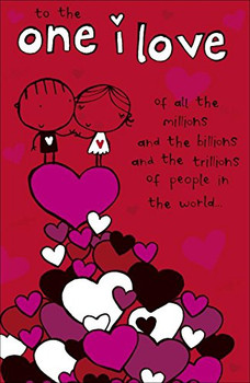 To the one i love Humour Valentine Card