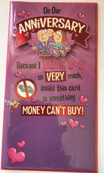 Forget Me Not Our Anniversary Handcrafted Humour Card 9 Forget Me Not Our Anniversary Handcrafted Humour Card 9