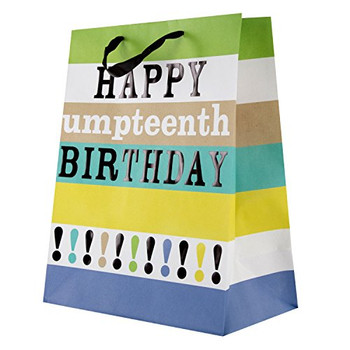 Hallmark Umpteenth Birthday Gift Bag Large