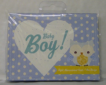 Hallmark Baby Boy Announcement Cards.