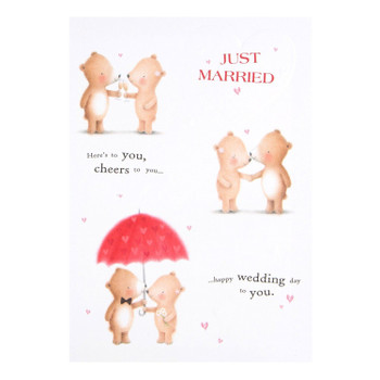 Hallmark Wedding Card for Special Couple 'Cheers to You' Medium