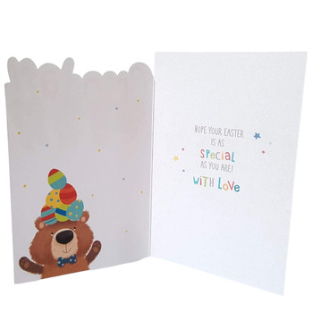 Grandad Just For you Adorable Bears With Eggs Easter Card New