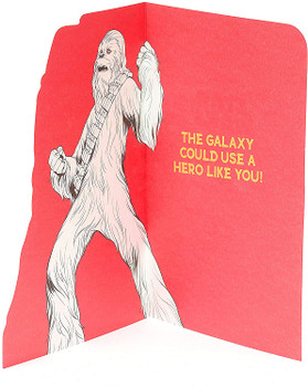 Age 5 Star Wars Chewbacca 5th Birthday Card For Kids