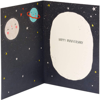 Husband Anniversary Card I Love You to The Moon and Back Watermark