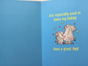 Elephant Story Board Fathers Day Humour Funny Greeting Card Daddy