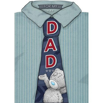 Dad Shirt & Tie Me to You Bear Father Day Card