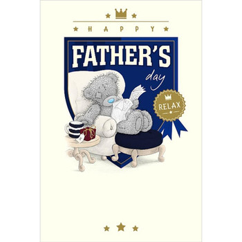 Someone Adorable Me To You Bear Relaxing Bear Father Day  Open Card