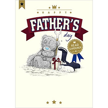 Gardener Fathers Day Someone Adorable Me To You Bear New Open Greeting Card