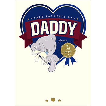 Me To You Bear From the Bump Fathers Day Card