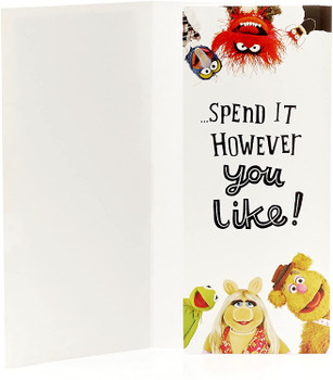 The muppets here's a little something money wallet card Disney