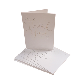 Foiled Finish Thank You Cards Pack of 20