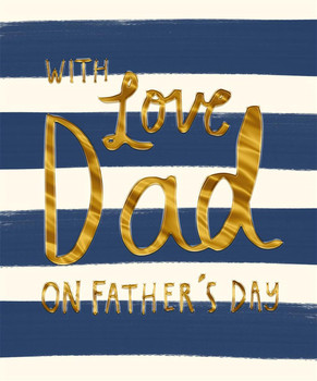 With Love Dad On Father's Day Card Hallmark 