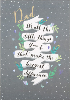 Dad Father's Day Card Little Things Dad Father's Day Card Little Things
