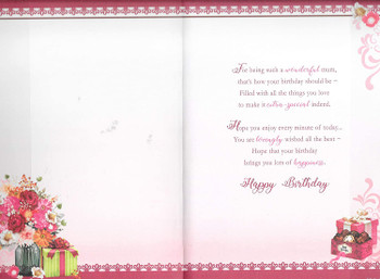 To A Special Mum On Your Birthday Keepsake Treasures Greeting Card