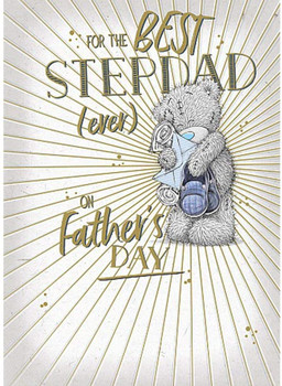 Me To You Bear Best Step Dad Ever Father's Day Card