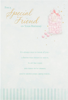 Special Friend Birthday Card "Caring Touch"  Hallmark
