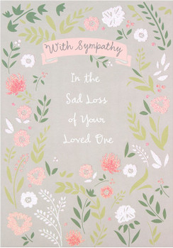 Hallmark Sympathy Card "Sad Loss"