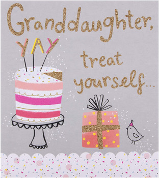 Granddaughter Treat Yourself Birthday Card Hallmark