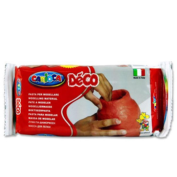 Pack of 500g Deco Terracotta Modelling Dough by Carioca