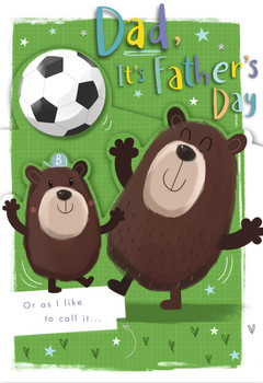 Dad Father's Day Card Football Card 